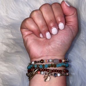 Express multi color bracelets❤️💜💙💛🧡💚